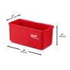 Pojemnik Milwaukee PACKOUT 10 × 20 cm z tacką (2 szt.) – widok 3